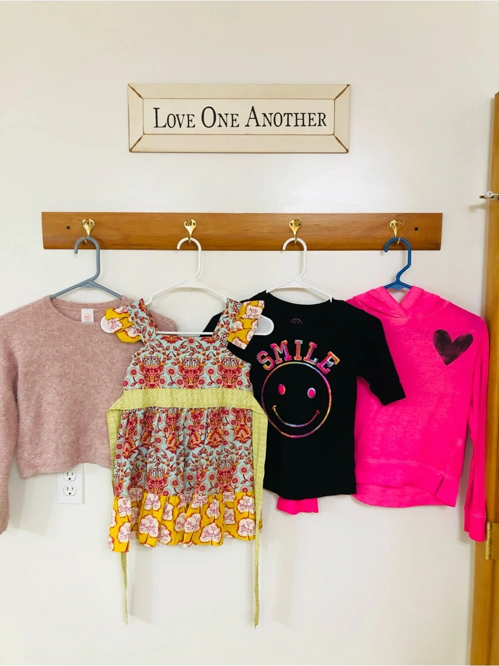 Mixed Girls Clothing Lot - Bright Pink, Yellow, Aqua & Floral Pieces